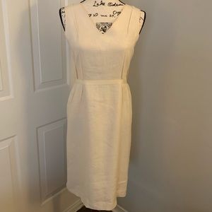 Donna Morgan Petites 100% Linen Sheath Dress